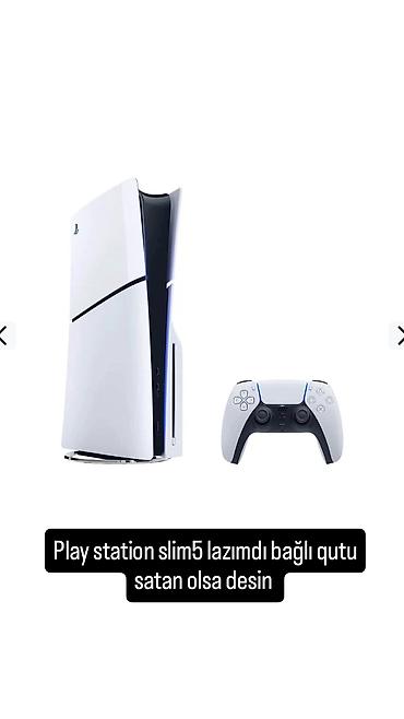 хвох сериес с: PlayStation 5 Slim (diskli versiya) oyun konsolu - Kompakt “Slim” — 1