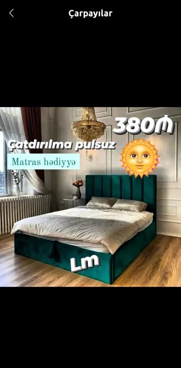 bazali tek carpayilar: Yeni, İkinəfərlik çarpayı, Bazasız, Matras ilə, Siyirməsiz