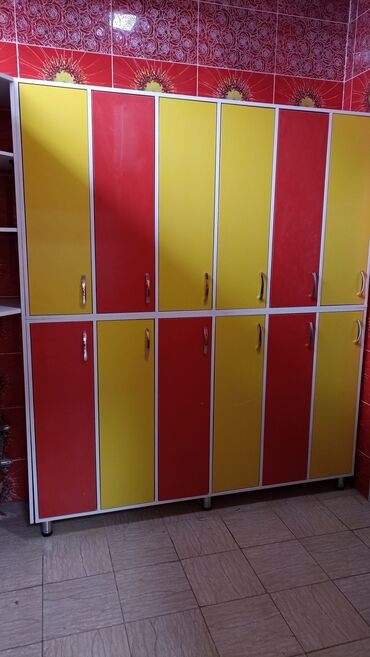 Шкафы для раздевалки: Шкаф для раздевалки, Новый, ЛДСП — 6