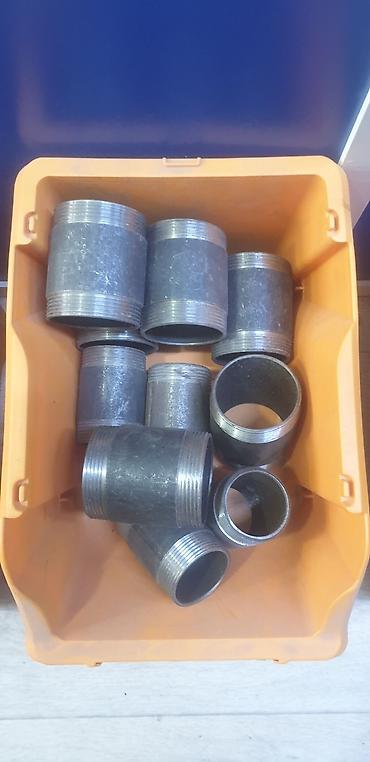 Муфты для соединения труб: Стальной ниппель с резьбой по всей длине. Подходит для соединения труб at lalafo.kg — 6 Муфты для соединения труб: Стальной ниппель с резьбой по всей длине. Подходит для соединения труб — 6