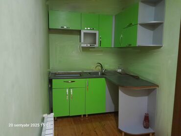 Mətbəx mebeli: Mətbəx mebeli dəsti – L formalı, kompaktn ölçülü - Ümumi ölçülər: sol — 3