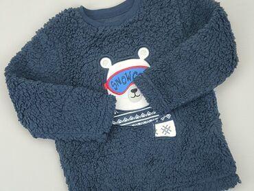 bluzka ażurowa czarna: Sweater, Primark, 4-5 years, 104-110 cm, condition - Very good