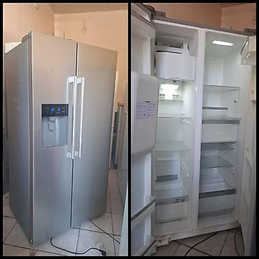 35 kv kondisioner: İşlənmiş 2 qapılı Midea Soyuducu Satılır, rəng - Gümüşü, Dispenserli — 1