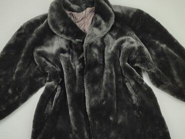 sukienki czarna z białym kołnierzykiem: Fur, 9XL (EU 58), condition - Very good