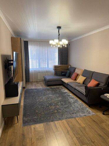 на иссык куле: 2 комнаты, 74 м², 108 серия, 1 этаж, Евроремонт