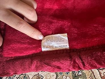 balaxani tekstil: Yeni rəng - Qırmızı Pled, Ünvandan götürmə, Ödənişli çatdırılma, Rayonlara çatdırılma — 2