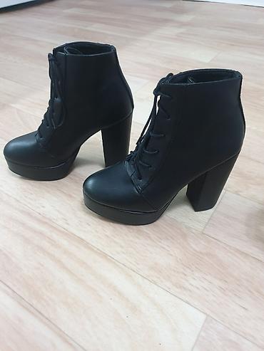 форсы черные: Сапоги, 34, 38, AURA SHOES, Б/у, цвет - Синий, Платная доставка — 4