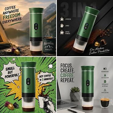 cofe: Qəhvə maşını Su qabı ilə, Yeni — 3