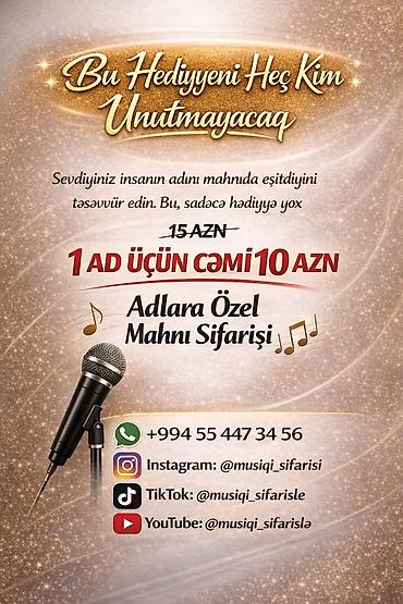 son zəng: Xüsusi adlara uyğun mahnı sifarişi – sevdiyiniz insanın adını mahnıda — 1