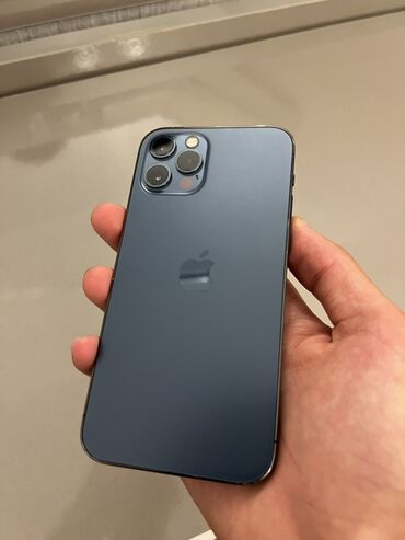 İnformatika: IPhone 12 Pro Max, 128 GB, Pacific Blue, Face ID