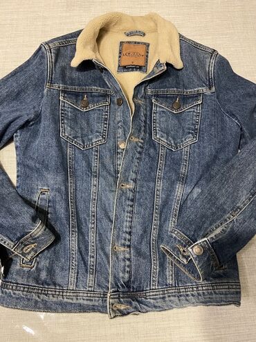 cins pencekler kisi ucun: Мужская куртка, Джинсовая, Осенняя, S