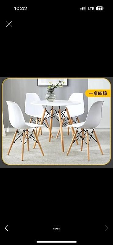 eames: Пластиковый стул, Новый, Платная доставка, Самовывоз, цвет - Белый — 5