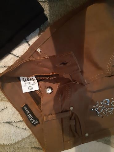 Cinslər və şalvarlar: Uşaq qız üçün 2 ədəd şalvar dəsti. - Brend: ALBADI Jeans (etiketdə — 3