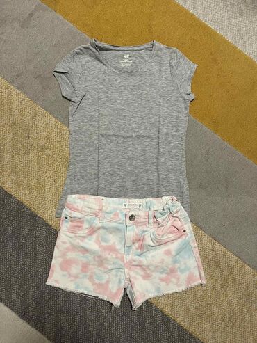 kompleti za devojcice: H&M, Set: T-shirt, Shorts, 128-134