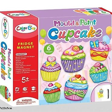 traktor za deca: Kreativni set – Cupcake magneti (šifra: 266155-20) Slatka umetnost za — 1