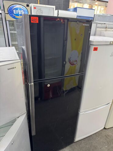 Paltaryuyan maşınlar: 2 qapılı Hitachi Soyuducu Satılır, rəng - Qara