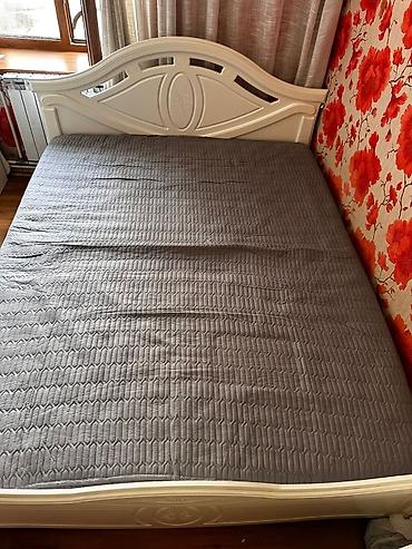 Спальные гарнитуры: Спальный гарнитур, Б/у, Шкаф, Комод, Тумба, Белоруссия, МДФ, Платная доставка, цвет - Белый — 4