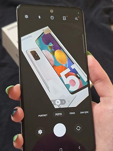 yaddaş kartı: Samsung Galaxy A51, 128 GB, rəng - Ağ, İki sim kartlı — 3