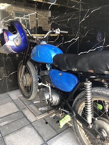 ucuz elektrikli avtomobil: Motosiklet – klassik sovet tipli 2-taktlı model Xüsusiyyətlər: - — 3