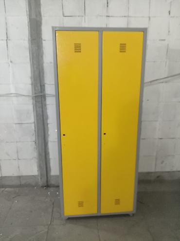 Офисные шкафы: İki bölməli metal şkaf - Material: davamlı metal konstruksiya, toz — 1