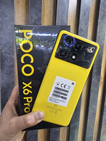 Xiaomi: Poco X6, Новый, 512 ГБ, цвет - Желтый, В рассрочку, 2 SIM