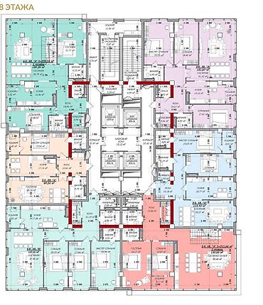 royal: 4 комнаты, 158 м², Южная Магистраль Элитка, 12 этаж, ПСО (под самоотделку) — 4