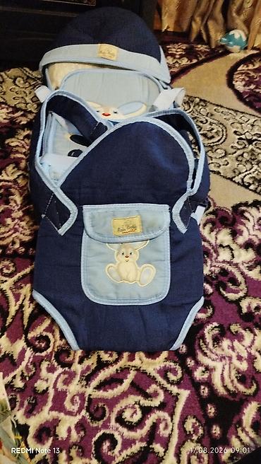 Uşaq dünyası: Uşaq üçün daşıma seti – Rain Baby - Rəng: tünd göy/çəhrayı-mavi — 4