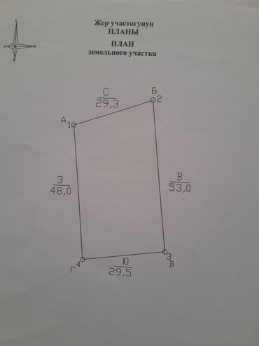 участок ош шаары: 14700 соток, Курулуш, Кызыл китеп, Сатып алуу-сатуу келишими