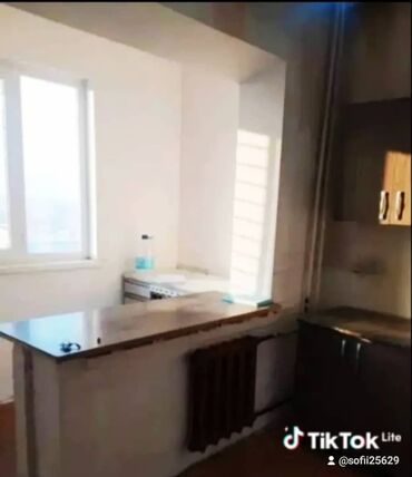 квартиры в кок жар: 1 бөлмө, 38 кв. м, 105-серия, 6 кабат, Косметикалык ремонт