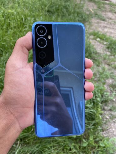 телефон в оше: Tecno Pova Neo 2, Б/у, 64 ГБ, цвет - Синий, 2 SIM