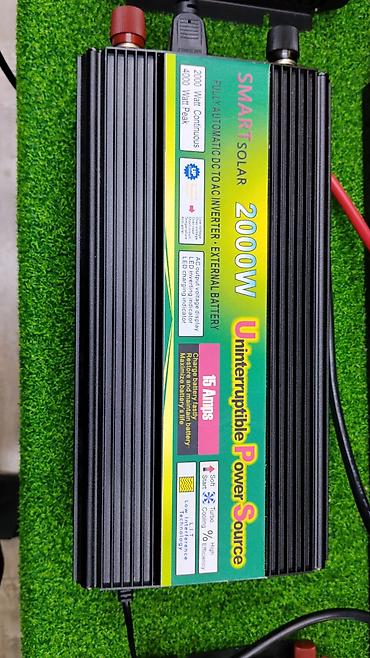 солнечный батереи: Инвертор SMART SOLAR UPS 2000W (внешняя батарея) Функционал: - — 2