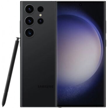 s23 ультра: Samsung Galaxy S23 Ultra, Новый, 256 ГБ, цвет - Черный, 2 SIM