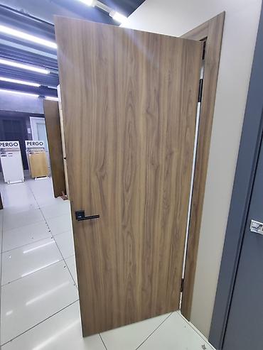 Балконные двери: Межкомнатная дверь с отделкой под натуральный шпон/ламинат тёплого — 4