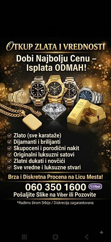 ogrlice online: OTKUP – sve vredne stvari i roba na veliko - Zlato (sve karataže) — 7