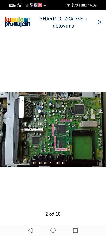 Aksesoari za TV i video: SHARP LC-20AD5E – delovi za TV Dostupni originalni moduli i — 4