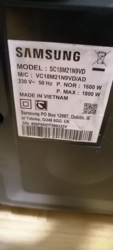 Klasični usisivači: Usisivač SAMSUNG bez kese dobar ispravan kompletan Tih dobro vuče na lalafo.rs — 7 Klasični usisivači: Usisivač SAMSUNG bez kese dobar ispravan kompletan Tih dobro vuče — 7