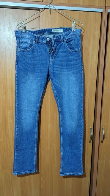 джинсы зауженные: Джинсы L (EU 40), цвет - Синий