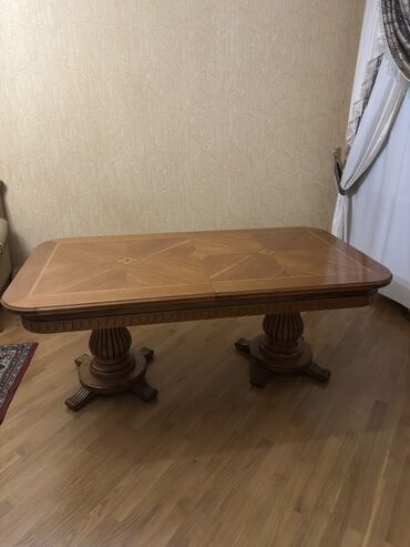 Masa və oturacaq dəstləri: Qonaq otağı üçün, Açılan, 8 stul — 14