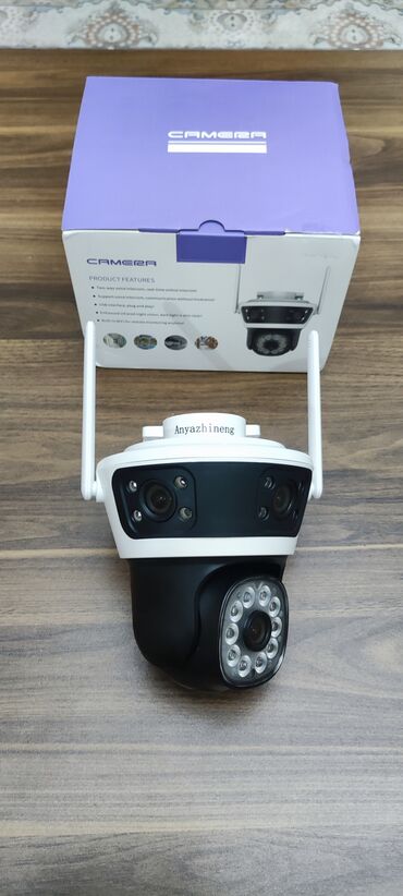 Videomüşahidə: Wi-Fi PTZ Kamera 360°FHD Original iCom365 Brendi 360° PTZ kamera -4MP — 3