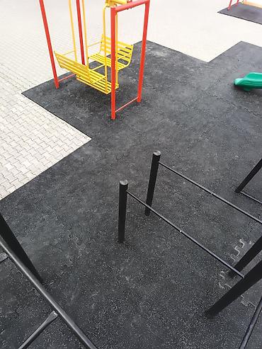 doseme: Qara rəngli rezin “pazl” döşəmə plitələri sifariş0708046030 - — 4