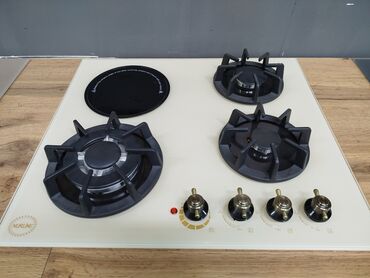 qaz: Плита Комбинированная, Встраиваемая, 4 конфорки