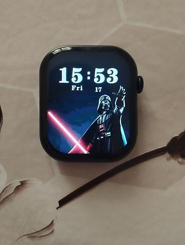 apple watch adapter: İşlənmiş, Smart saat, Apple, Sensor ekran, rəng - Qara — 7