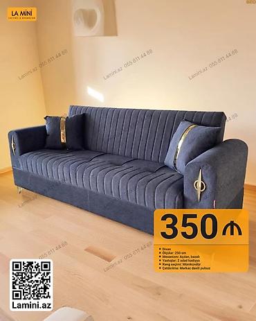 Divan – La Mini - Ölçü: 250 sm - Mexanizm: Açılan, bazalı (yataq