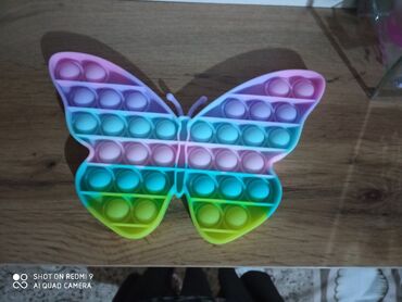 детские светящиеся кроссовки: Поп ит бабочка редкая, новая, качественная