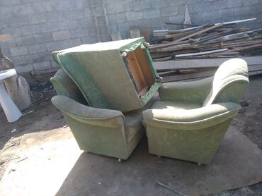 мебель диваны бу: Цвет - Зеленый, Б/у