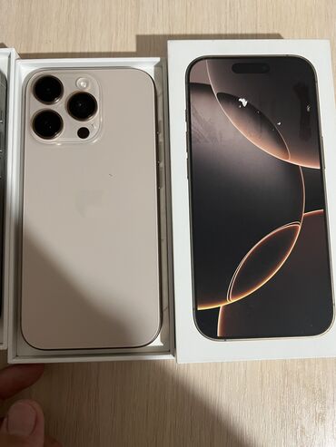 айфон 16про 256: IPhone 16 Pro, Б/у, 256 ГБ, Desert Titanium, Коробка, 100 %