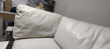 Ugaone garniture: Ugaona kozna garnitura Simpo (prava koza-original Simpo namestaj) — 2