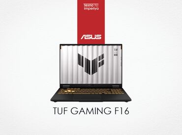 iphon 16: Yeni ASUS TUF Gaming, 16 ", Intel Core i7, 1 TB, Pulsuz çatdırılma