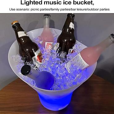 Kante: Yeke LED Speaker Ice Bucket (model SOM-0203), višenamenski uređaj koji — 9