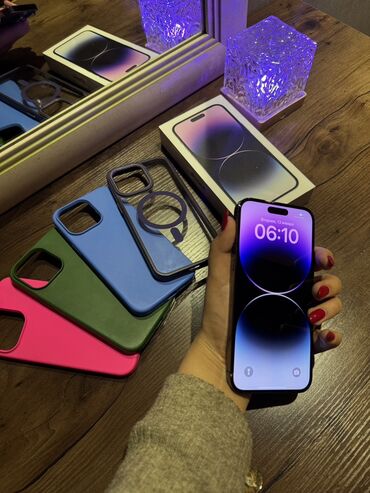 Apple iPhone: IPhone 14 Pro Max, Б/у, 512 ГБ, Deep Purple, Коробка, 84 % — 5